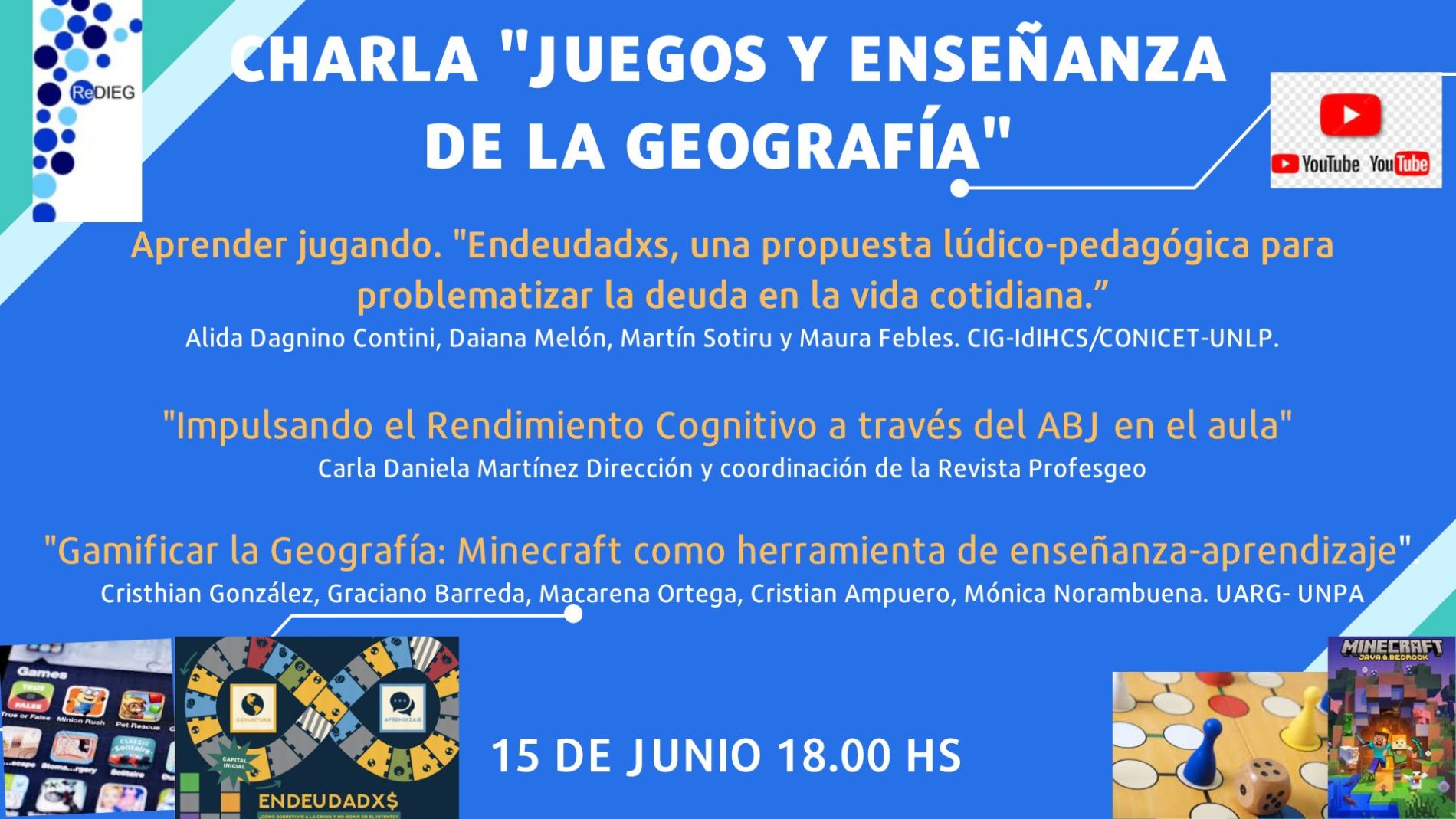 Invitación A Charla Juegos Y Enseñanza De La Geografía Instituto Superior De Formación 